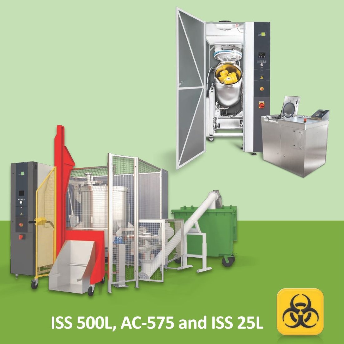 GACC Integrated Sterilizer & Shredder Machines